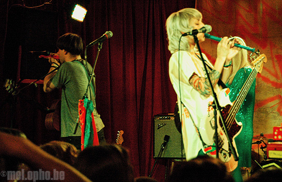 Tilly and the Wall at Chop Suey, March 5, 2008. Photo by Riley Nagler.