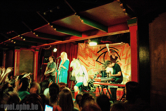Tilly and the Wall at Chop Suey, March 5, 2008. Photo by Riley Nagler.