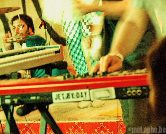 Tilly and the Wall at Chop Suey, March 5, 2008. Photo by Riley Nagler.