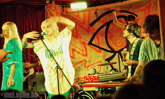 Tilly and the Wall at Chop Suey, March 5, 2008. Photo by Riley Nagler.