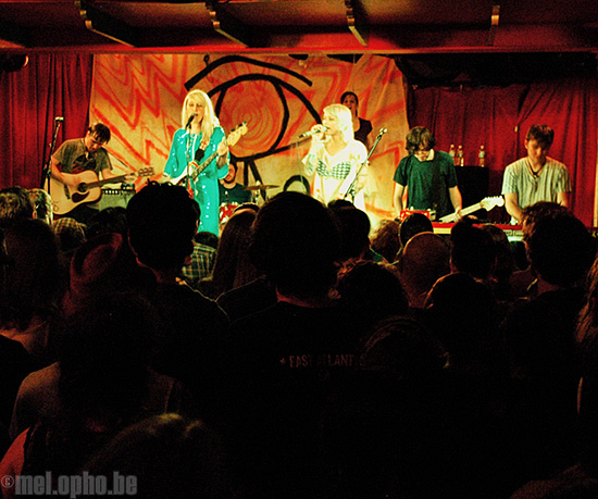 Tilly and the Wall at Chop Suey, March 5, 2008. Photo by Riley Nagler.