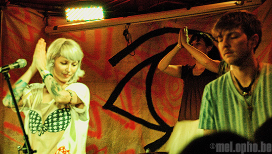 Tilly and the Wall at Chop Suey, March 5, 2008. Photo by Riley Nagler.