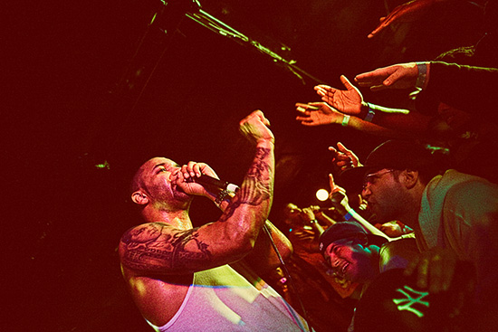 Joe Budden at Middle East Downstairs, March 6, 2008. Photo by Joshua Bean.