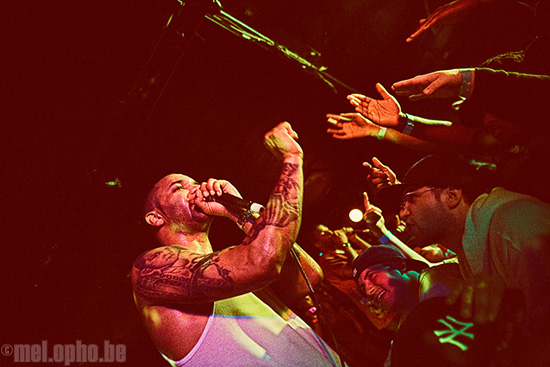 Joe Budden at Middle East Downstairs, March 6, 2008. Photo by Joshua Bean.