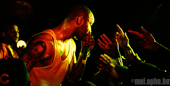Joe Budden at Middle East Downstairs, March 6, 2008. Photo by Joshua Bean.