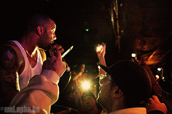 Joe Budden at Middle East Downstairs, March 6, 2008. Photo by Joshua Bean.