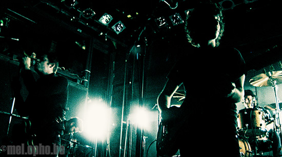 The Stills at Bowery Ballroom, March 8, 2008. Photo by Anna Gillespie.