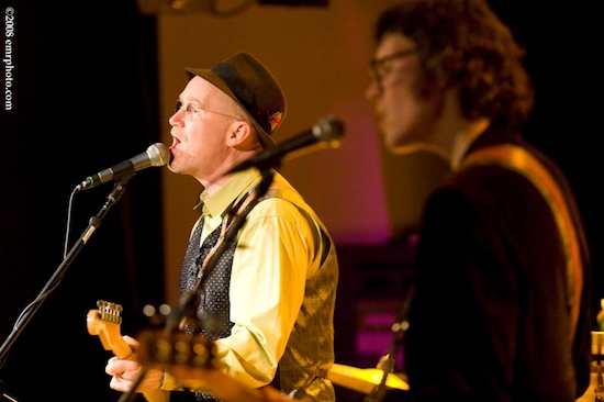 Marshall Crenshaw at The Center for Arts in Natick, March 1, 2008. Photo by Ed Rudman.