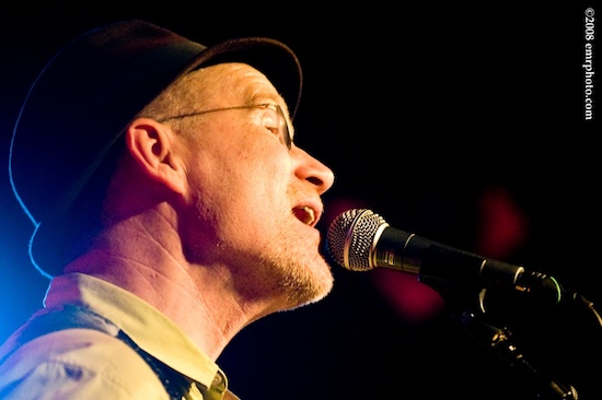 Marshall Crenshaw at The Center for Arts in Natick, March 1, 2008. Photo by Ed Rudman.