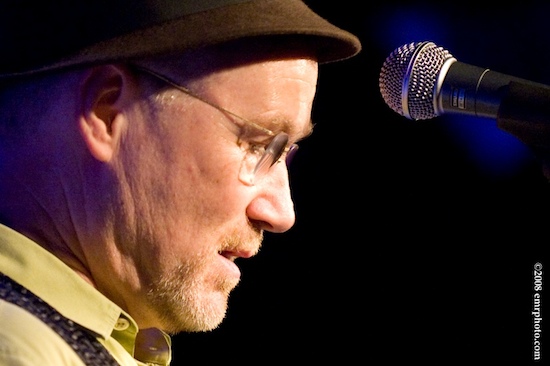 Marshall Crenshaw at The Center for Arts in Natick, March 1, 2008. Photo by Ed Rudman.