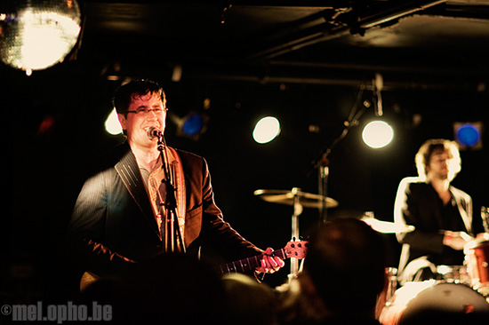The Mountain Goats at Middle East Downstairs, March 15, 2008. Photo by Joshua Bean.