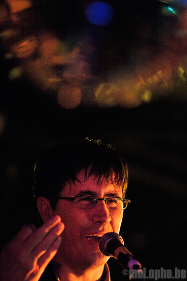 The Mountain Goats at Middle East Downstairs, March 15, 2008. Photo by Joshua Bean.