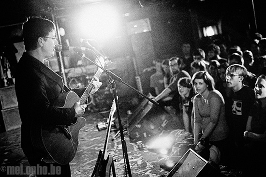 The Mountain Goats at Middle East Downstairs, March 15, 2008. Photo by Joshua Bean.