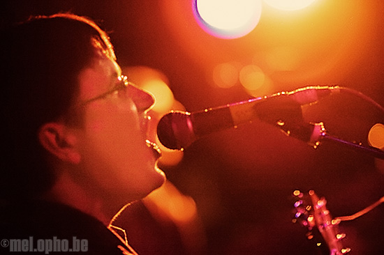 The Mountain Goats at Middle East Downstairs, March 15, 2008. Photo by Joshua Bean.
