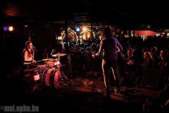 The Moaners at Middle East Downstairs, March 15, 2008. Photo by Joshua Bean.
