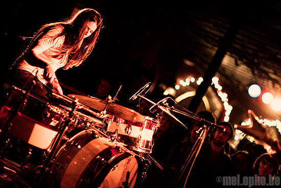 The Moaners at Middle East Downstairs, March 15, 2008. Photo by Joshua Bean.