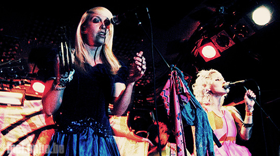 Tilly and the Wall at The Knitting Factory, March 21, 2008. Photo by Anna Gillespie.