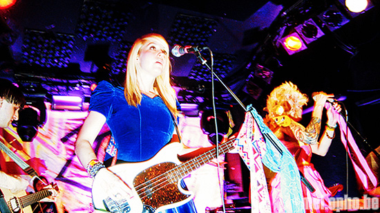 Tilly and the Wall at The Knitting Factory, March 21, 2008. Photo by Anna Gillespie.