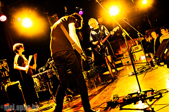 The Raveonettes at Paradise Rock Club, March 24, 2008. Photo by Joshua Bean.