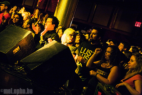 The Raveonettes at Paradise Rock Club, March 24, 2008. Photo by Joshua Bean.
