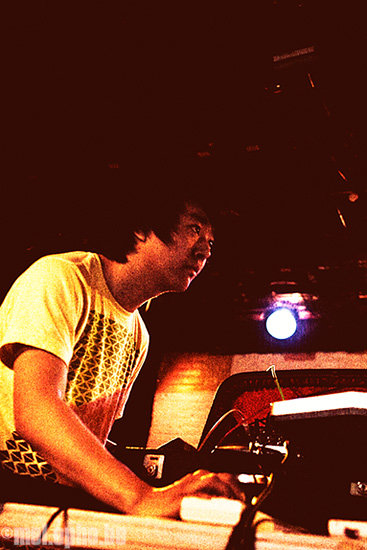 Fuck Buttons at Paradise Rock Club, March 26, 2008. Photo by Joshua Bean.