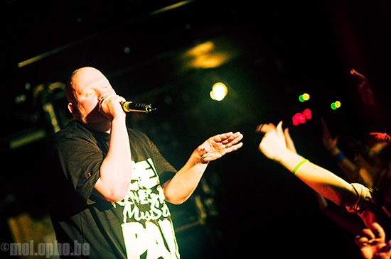 Brother Ali at Middle East Downstairs, March 28, 2008. Photo by Joshua Bean.