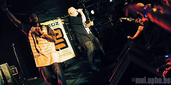Brother Ali at Middle East Downstairs, March 28, 2008. Photo by Joshua Bean.