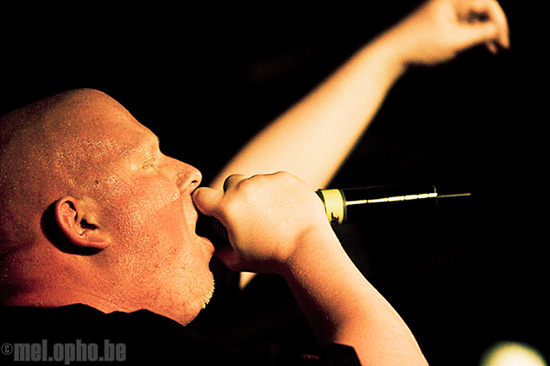 Brother Ali at Middle East Downstairs, March 28, 2008. Photo by Joshua Bean.