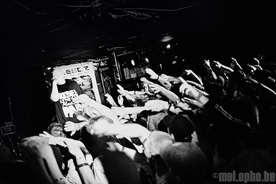 Brother Ali at Middle East Downstairs, March 28, 2008. Photo by Joshua Bean.