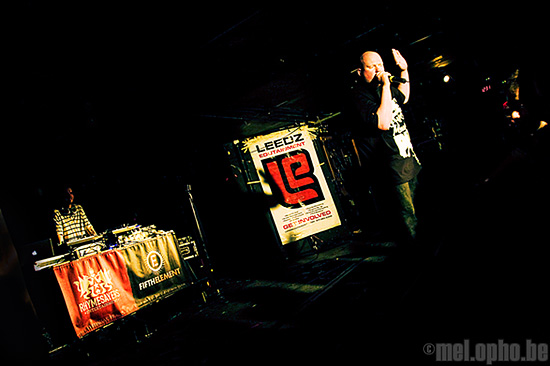Brother Ali at Middle East Downstairs, March 28, 2008. Photo by Joshua Bean.