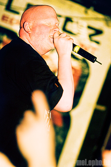 Brother Ali at Middle East Downstairs, March 28, 2008. Photo by Joshua Bean.