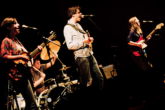 Dirty Projectors at Museum of Fine Arts, March 30, 2008. Photo by Joshua Bean.
