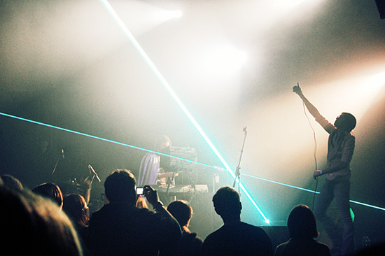 Ghostland Observatory at Crystal Ballroom, April 3, 2008. Photo by Benjamin Adrian.