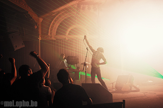 Ghostland Observatory at Crystal Ballroom, April 3, 2008. Photo by Benjamin Adrian.