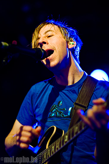 John Vanderslice at Paradise Rock Club, April 3, 2008. Photo by Joshua Bean.