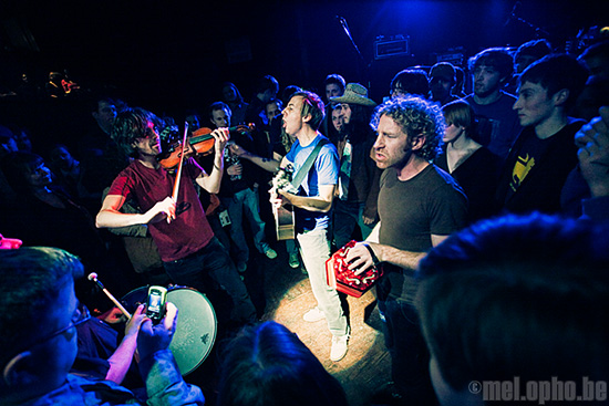 John Vanderslice at Paradise Rock Club, April 3, 2008. Photo by Joshua Bean.