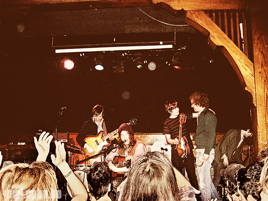 Fleet Foxes at Schubas Tavern, April 6, 2008. Photo by Eryn Karpinski.
