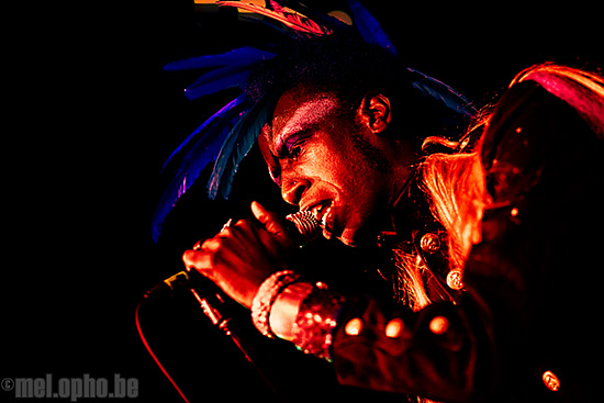Saul Williams at Paradise Rock Club, April 8, 2008. Photo by Joshua Bean.