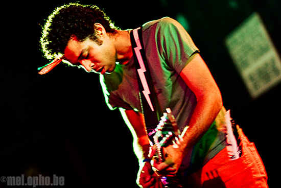 Saul Williams at Paradise Rock Club, April 8, 2008. Photo by Joshua Bean.