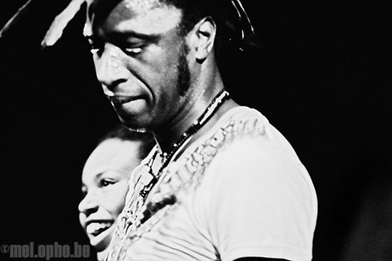 Saul Williams at Paradise Rock Club, April 8, 2008. Photo by Joshua Bean.