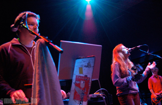 The New Pornographers at 9:30 Club, April 15, 2008. Photo by Raul Moreno.