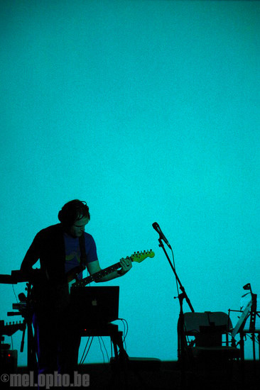 Christopher Willits at The Triple Door, April 18, 2008. Photo by Riley Nagler.