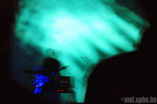Christopher Willits at The Triple Door, April 18, 2008. Photo by Riley Nagler.