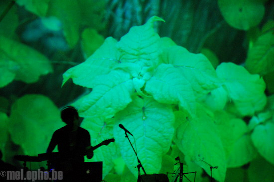 Christopher Willits at The Triple Door, April 18, 2008. Photo by Riley Nagler.