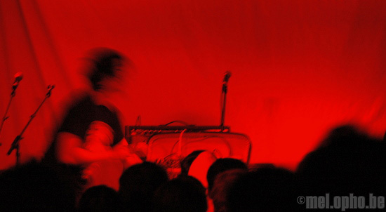 Fuck Buttons at Chop Suey, April 20, 2008. Photo by Riley Nagler.