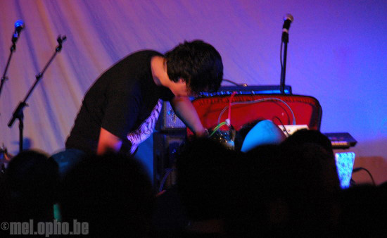 Fuck Buttons at Chop Suey, April 20, 2008. Photo by Riley Nagler.