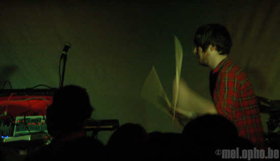 Fuck Buttons at Chop Suey, April 20, 2008. Photo by Riley Nagler.