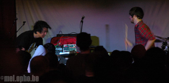 Fuck Buttons at Chop Suey, April 20, 2008. Photo by Riley Nagler.