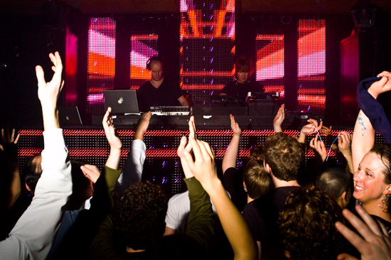 Sasha & Digweed at Showbox SoDo, April 22, 2008. Photo by Tighe McGillivray.