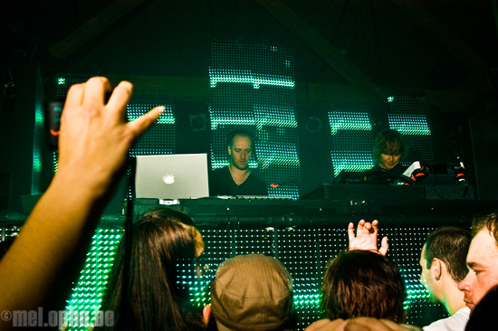 Sasha & Digweed at Showbox SoDo, April 22, 2008. Photo by Tighe McGillivray.